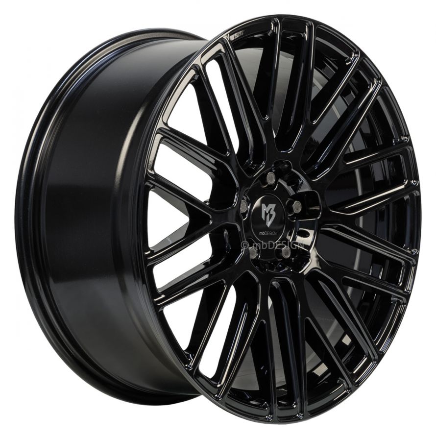 mbDESIGN<br>KV4 - Glanzschwarz (19x8.5)